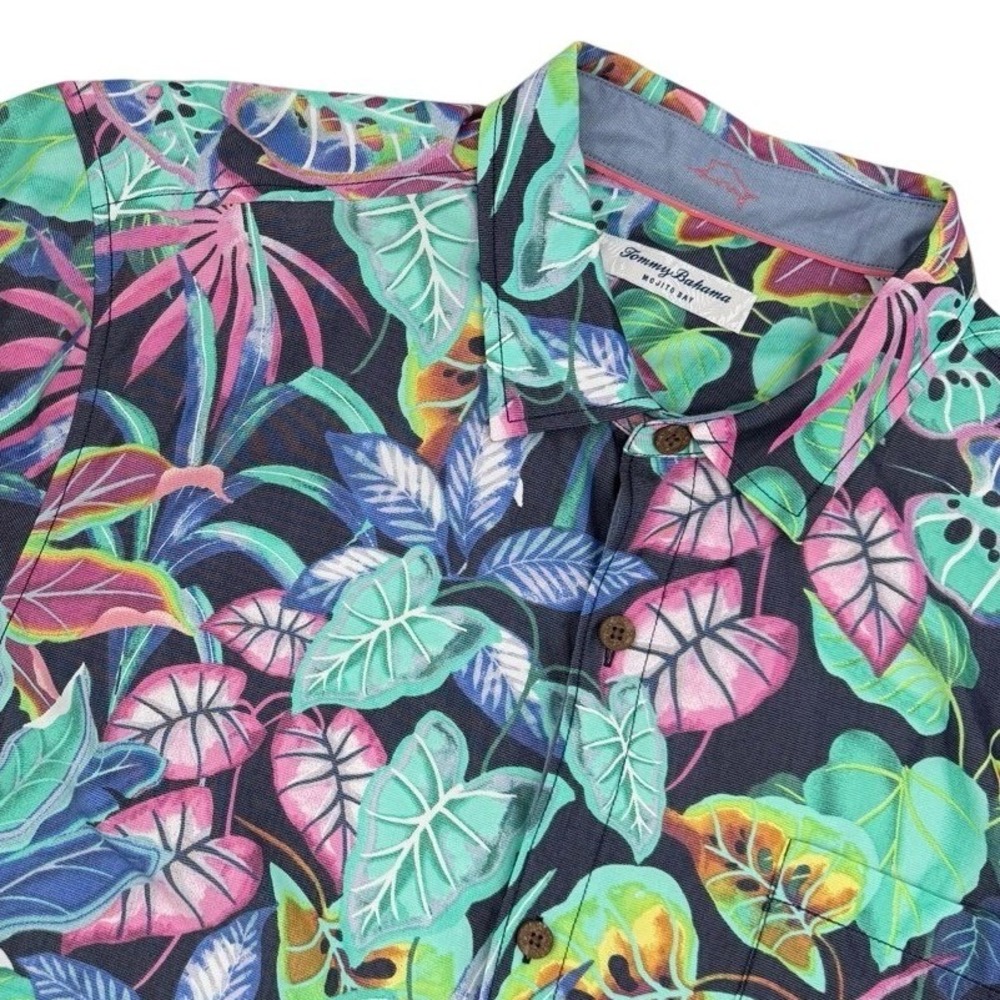 NEW Tommy Bahama Mojito Bay Mens XL Tropical Floral Button Down Shirt Resortwear
